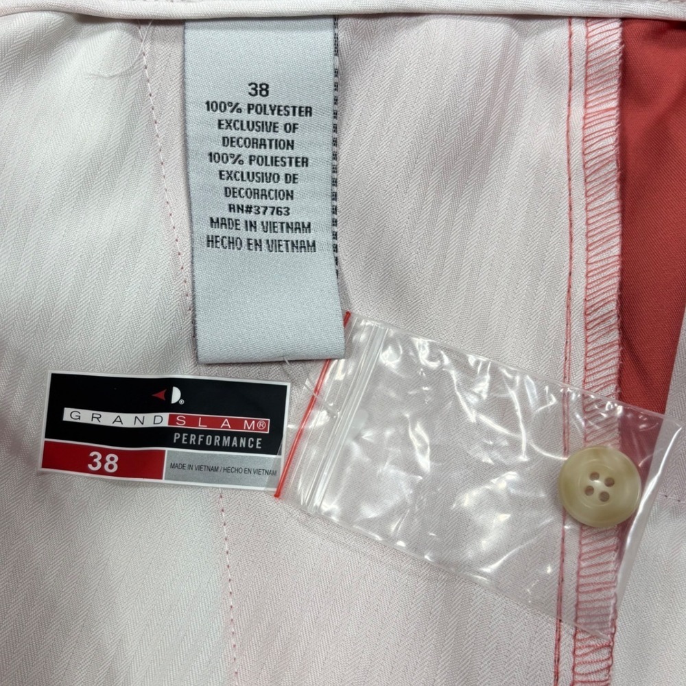 Grand Slam Performance Ultimate Shorts Mens 38 Mineral Red GFSB0011 619 Golf NWT - Picture 7 of 8